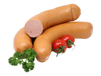 Fleischwurst halb