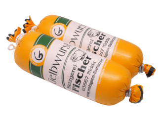 Gelbwurst im Portionsdarm