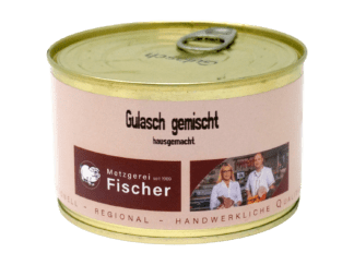 Gulasch gemischt Dose, hausgemacht