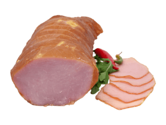 Lachsschinken, geschnitten