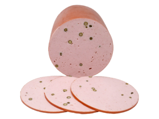Mortadella mit Pfeffer