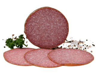 Cervelatwurst im Naturdarm