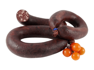 Blutwurst im Ring frisch