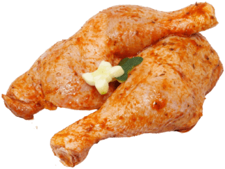 Hähnchenschenkel, gewürzt
