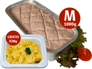1000g Fleischkäse zum Selberbacken + 320g Kartoffelsalat GRATIS!
