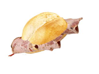 Pizzafleischkäse Brötchen